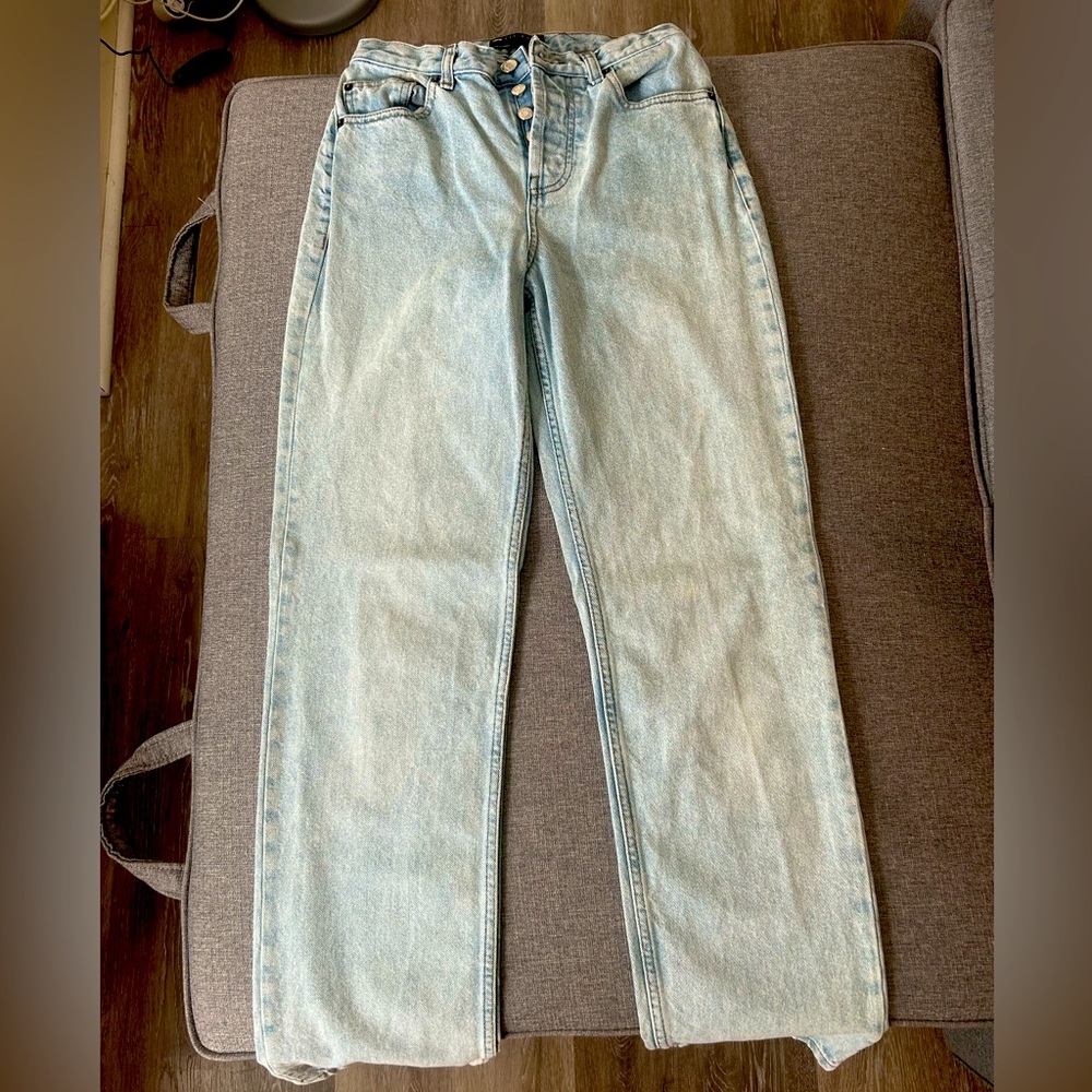 Asos Wash Straight Leg Jeans